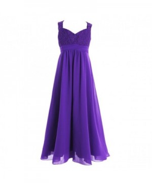 CHICTRY Junior Chiffon Wedding Bridesmaid