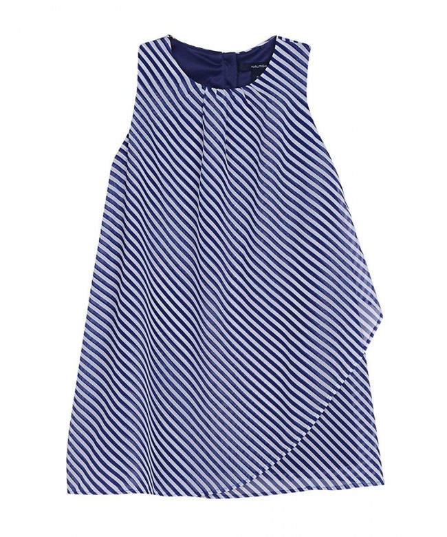 Nautica Girls Sleeveless Jacquard Dress