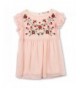 Speechless Girls Flutter Sleeve Embroidered