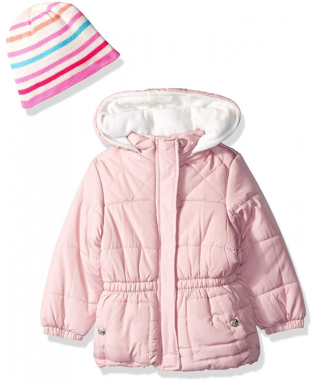 Pink Platinum Quilted Puffer Accessory