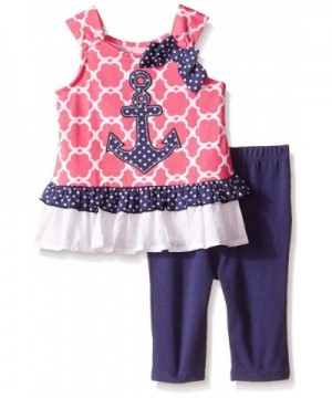 Kids Headquarters Girls Nautica Printed