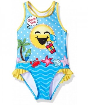 Dreamwave Girls Toddler Emojination Swimsuit