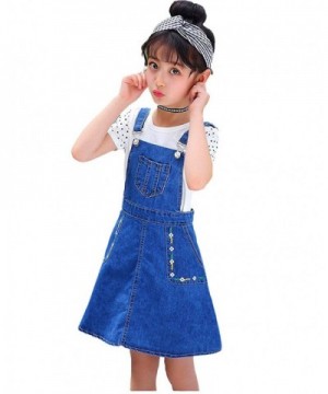 Kidscool Girls Flowers Summer Overalls