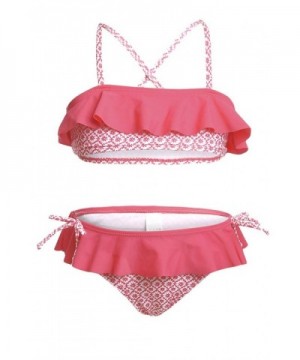 Aleumdr Little Girls Ruffle Bikini