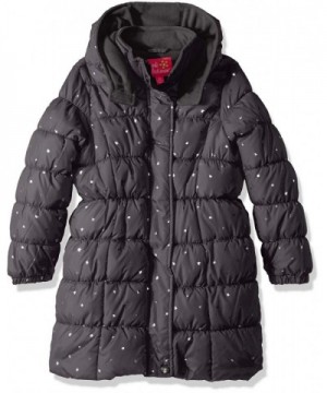 Pink Platinum Girls Foil Puffer