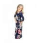 LSERVER Floral Dresses Collar Little