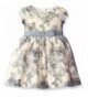 Rare Editions Girls Ivory Ribbon