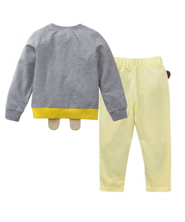 Little Boys' 2 Piece Long Sleeve T-Shirt & Pants Pajamas Set - Cute ...