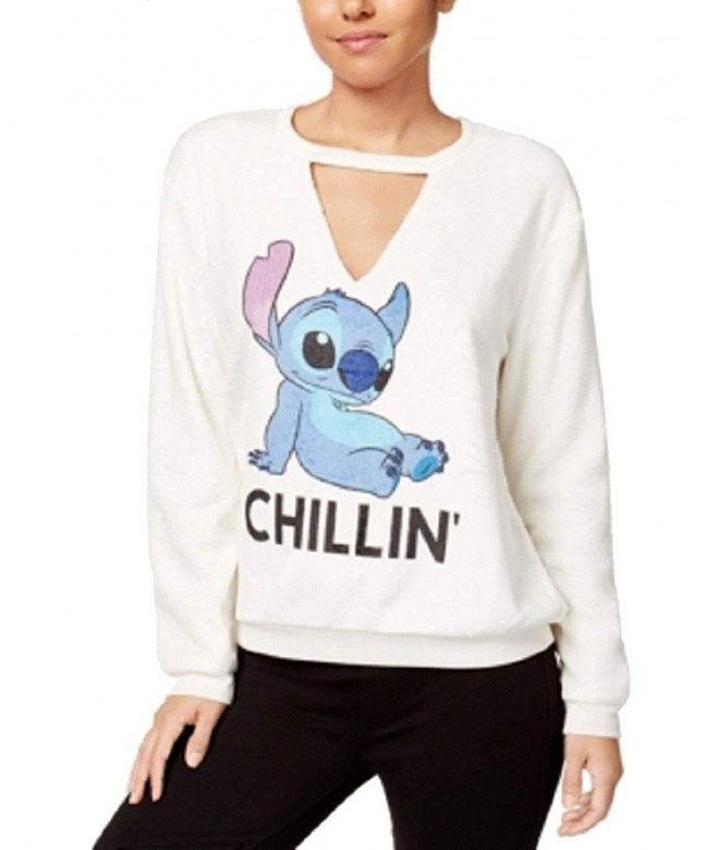 Hybrid Juniors Stitch Graphic Print Sweatshirt