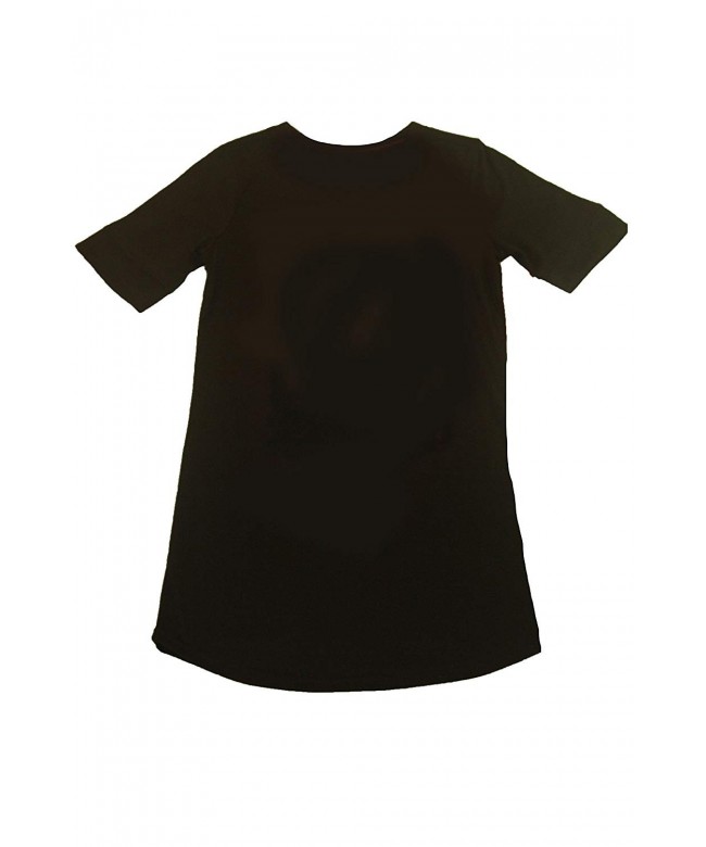 Girl's Night Shirt Ages 7-16 - Black - CQ123V972NL