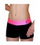 Hot Pink Black Hipster Shorts