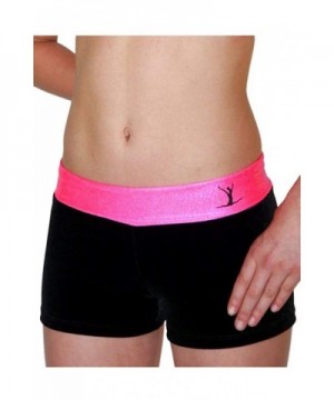 Hot Pink Black Hipster Shorts