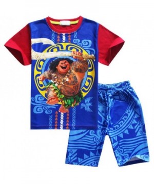 AOVCLKID Cartoon 2 Piece Shorts Sleepwear