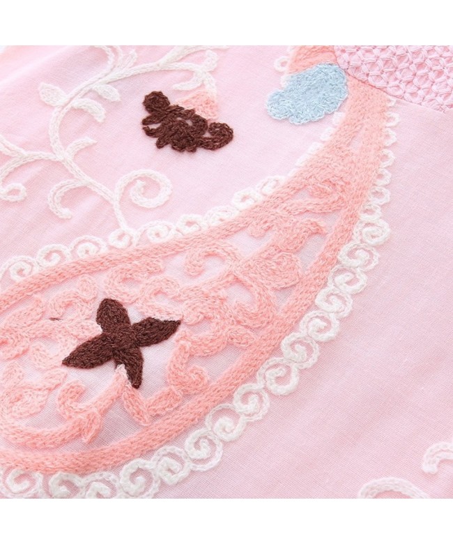 Little Girls Little Girls Beach Sundress Fish Embroidered Sleeveless ...
