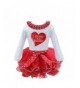 White Daddy Valentine Heart Polka