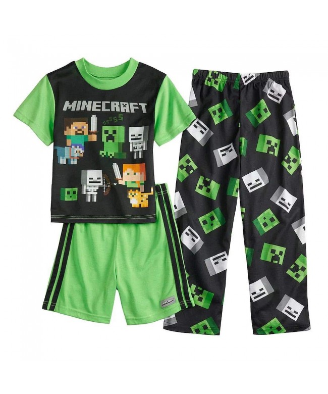 Minecraft Mojang Creeper 3 Piece Pajama