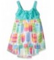 Youngland Ruffled Crochet Chiffon Popsicle