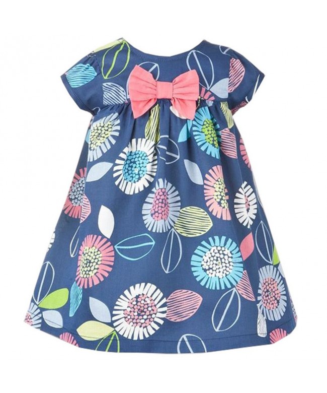 HILEELANG Little Cotton Sundress Printed