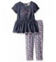 Little Lass Girls Legging Hearts