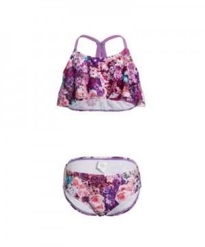 DAYU Flounce Swimwear Printed Swimsuit