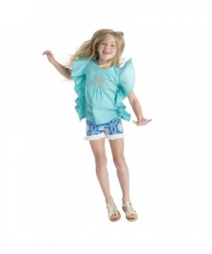 Masala Kids Girls Fringe Shorts