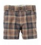 Carters Plaid Button Front Shorts