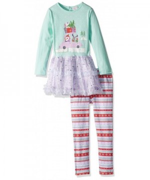 Youngland Girls Dress Nordic Legging