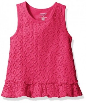 French Toast Girls Lace Tank