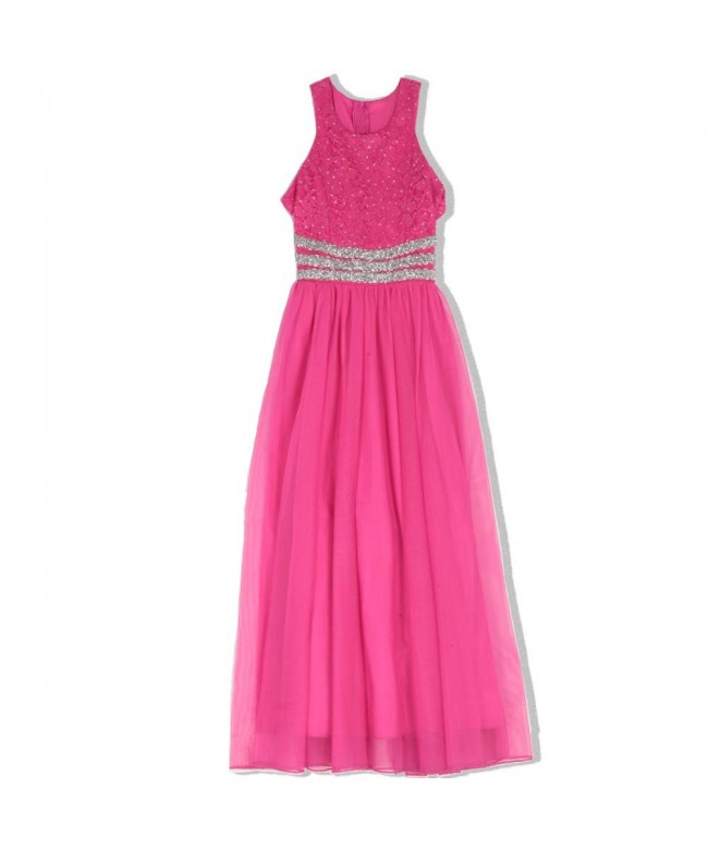 Speechless Girls Lace Chiffon Dress