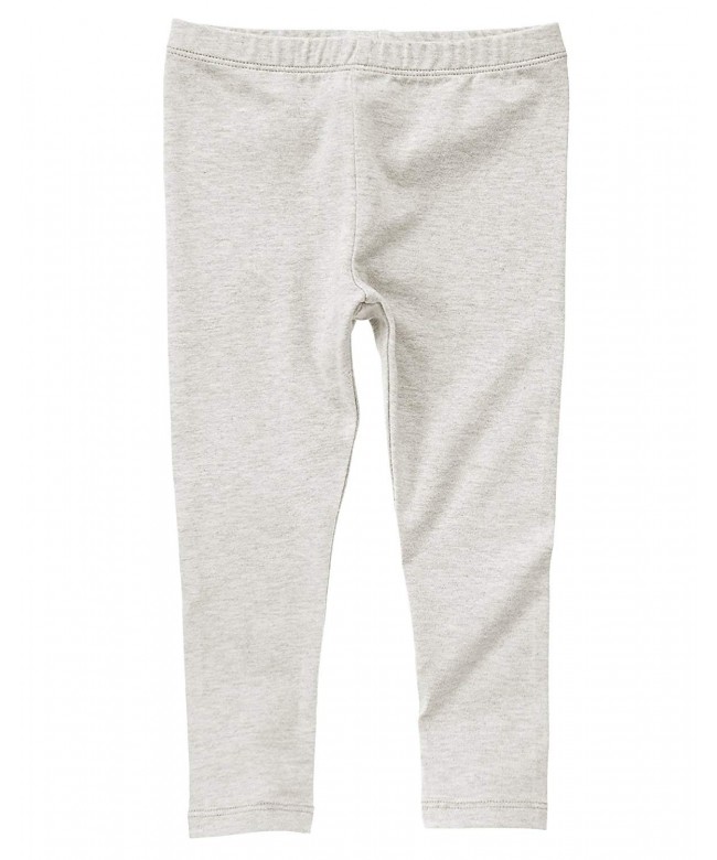 Baby Girls' Gray Zabala Heather Basic Legging - Heather Gray - C8128J3BVTP