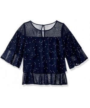 Maddie Girls Ruffle Star Shirt