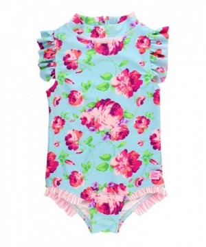 RuffleButts Little Ruffled Swimsuit Vintage