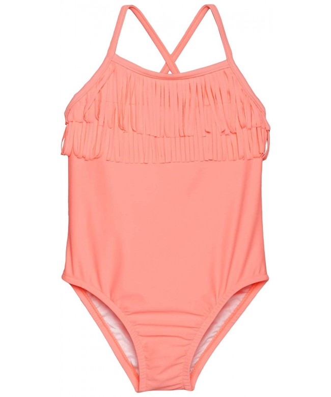 Carters Girls Fringed Piece Swimsuit