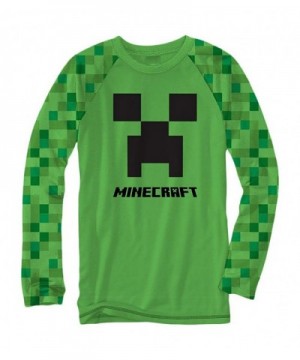 Minecraft Creeper Raglan Sleeve Shirt