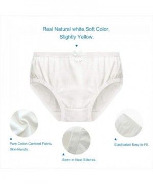 Girls White Panties Unbleached Underwear Dance Ballet Soft Cotton ...