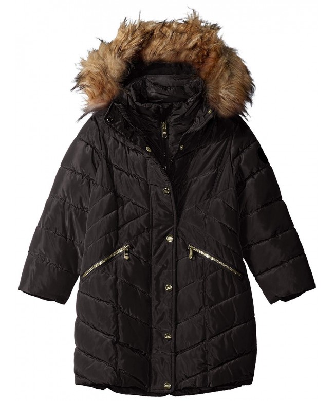 Girls' Bubble Jacket (More Styles Available) - Long Bubble-a1043-black ...