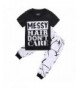 Little Sleeve Letters T Shirt Outfit