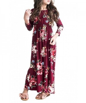 Ofenbuy Dresses Floral Sleeve Empire