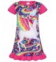 AmzBarley Unicorn Nightgown Rainbow Sleepwear