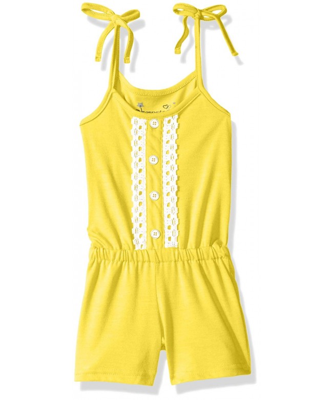 Jersey Romper Crochet Functional Shoulder