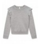 BOBOYOYO Pullover Sweater Neckline Sparkle