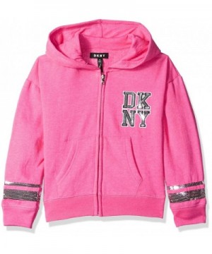 DKNY Varsity Sequin Fleece Hoodie