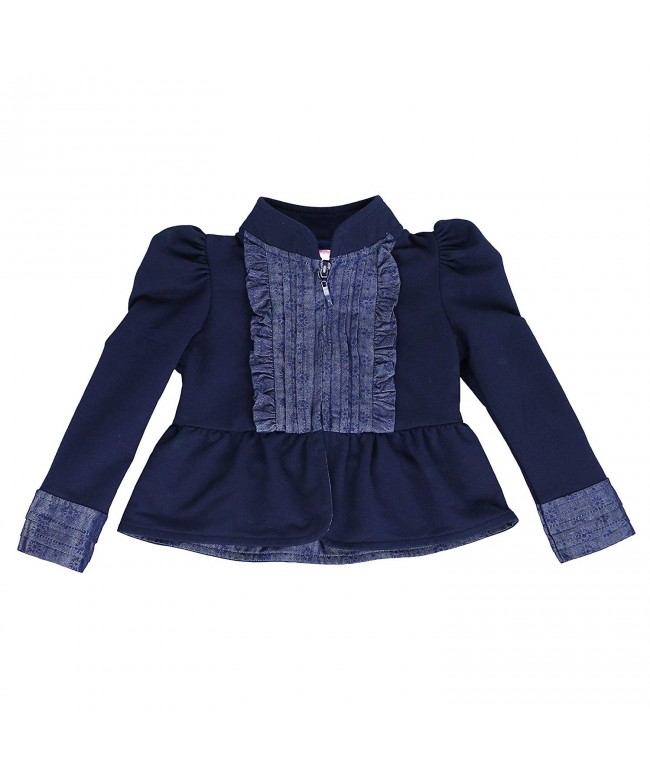 LELEFORKIDS Toddlers French Zip Up Jacket