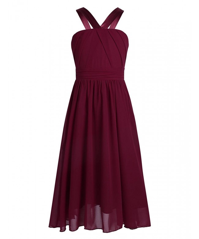 CHICTRY Dresses Chiffon Bridesmaid Wedding