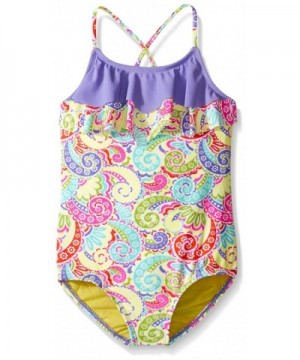 YMI Girls Piece Flounce Swimsuit