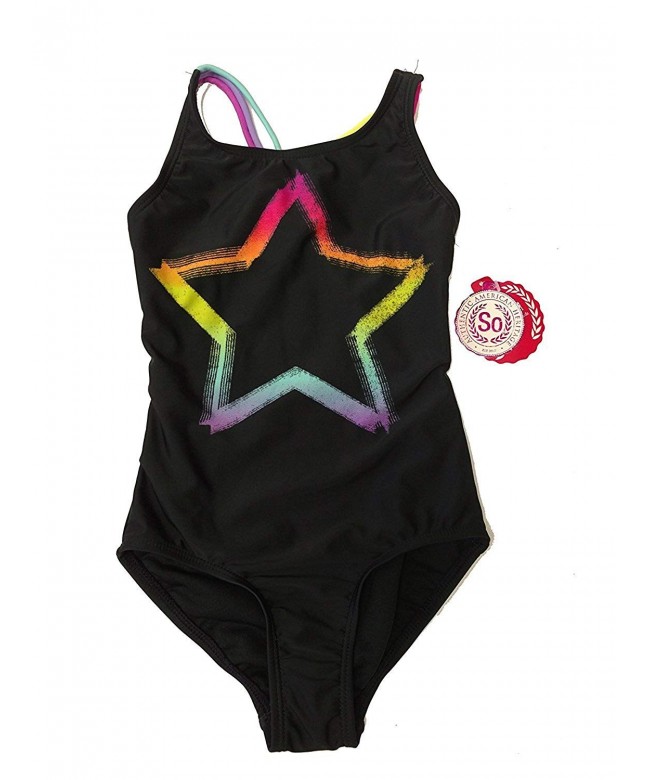 SO Girl Black Piece Swimsuit