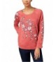 Style Co Petite Floral Print Sweatshirt