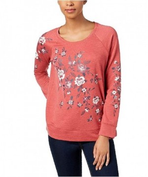Style Co Petite Floral Print Sweatshirt