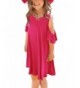 ELEGZO Girls Shoulder Ruffle Sleeves