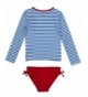 Nautica Girls Rashguard Swim Suit
